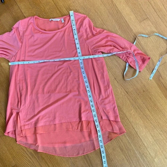 Soft Surroundings Layered Coral Top - Picture 9 of 9